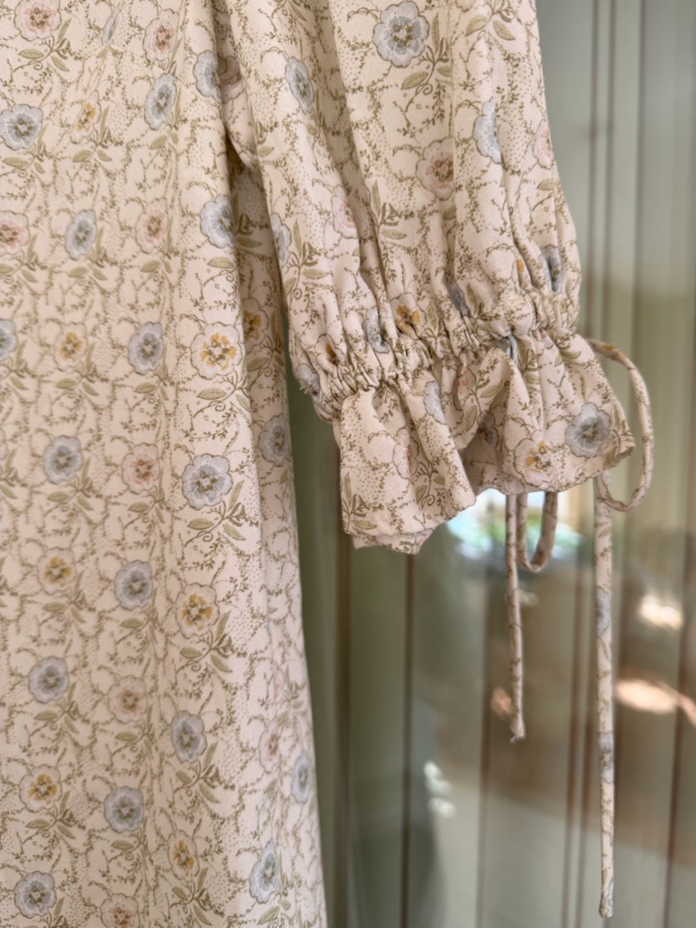 Parterre Floral “Dorian” Maxi Dress with Tie Waist - Picture 7 of 8